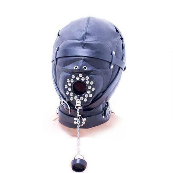 Уздечка с кляпом 'Обуздай меня' купить со скидкой в секс шопе  Фетиш и BDSM  Шлемы, маски