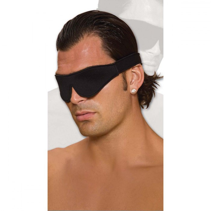 Маска на Глаза Peek-a-Boo Love Mask, черная LF6010 - Lux Fetish - Маски закрытые, а также открытые с шорами - Купить
