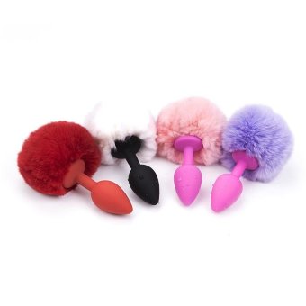 Пробка в попку с кроличьим хвостиком Пробка в попку с кроличьим хвостиком