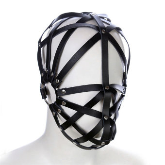 Сбруя на лицо из тонких ремней Сбруя на лицо из тонких ремней